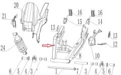 SPN 125 Arka Salıncak Mafsal