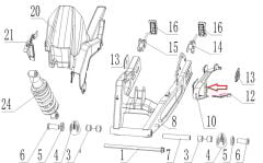 SPN 125 Zincir Sürtme Lastiği