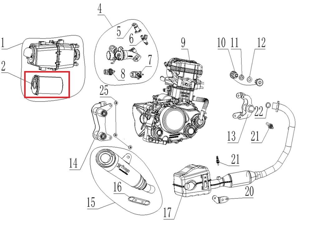 SPN 125 Hava Filtresi