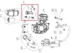 SPN 125 Enjeksiyon Komple