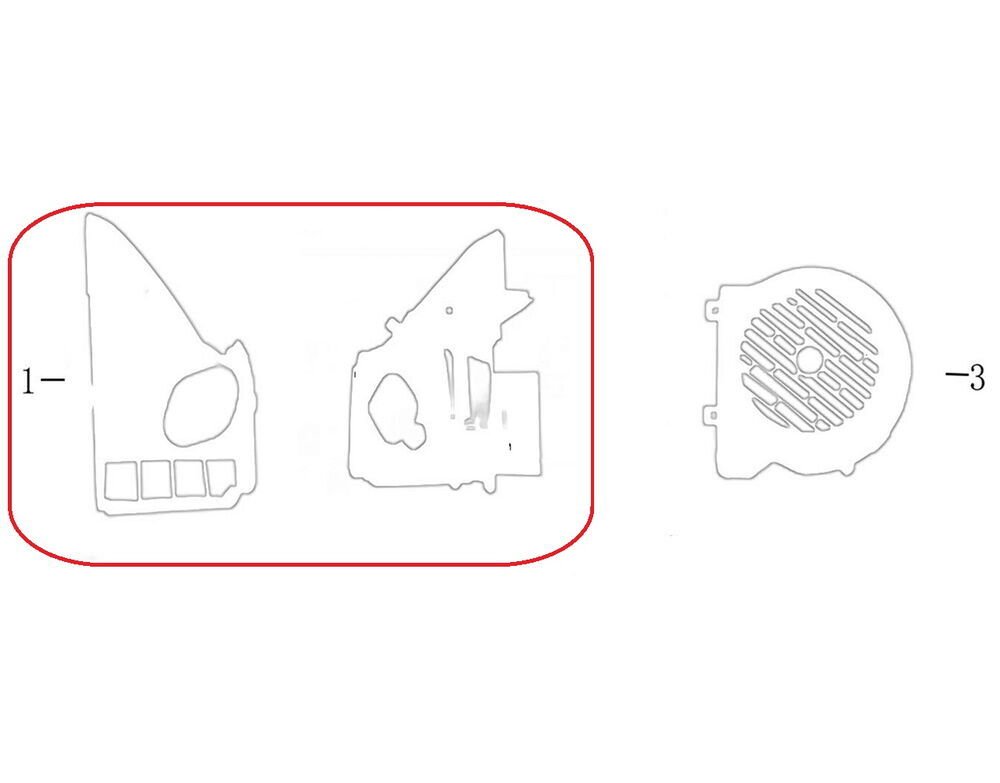 M210 Motor Soğutma Kapakları