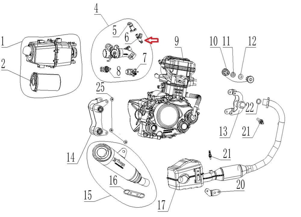 SPN 125 Enjektör Püskürtme
