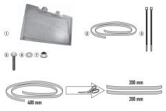 GIVI PR1146 HONDA NC 750X-S (16-20) - NC 750X (21-23) RADYATÖR KORUMA DEMİRİ