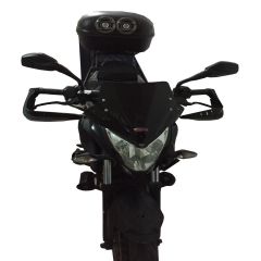 GP Kompozit Bajaj Pulsar NS 200 2011-2024 Uyumlu Spor Cam Siyah
