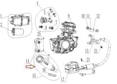 SPN 125 Egzoz Son Susturucu