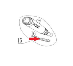 SPN 125 Egzoz Üst Baglantı