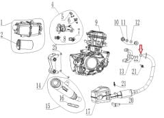 SPN 125 Egzoz Contası