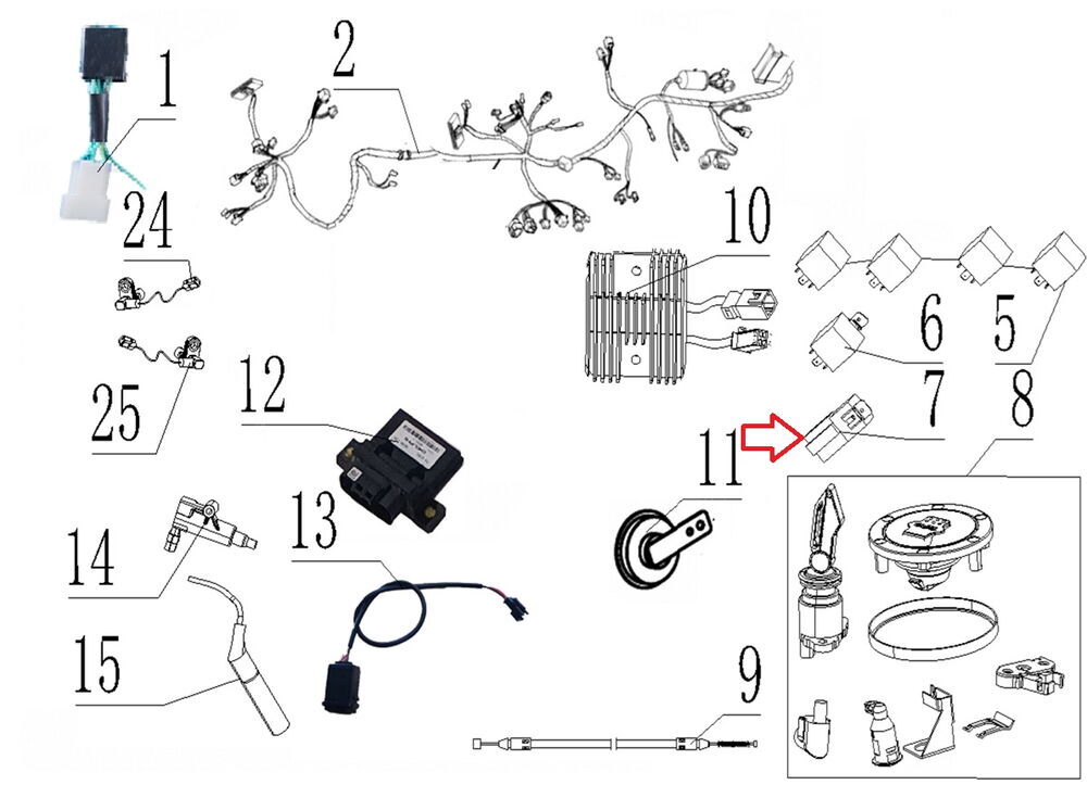 SPN 125 Kontak Rolesi