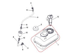 M210 Benzin Deposu