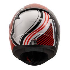 LS2 RAPID 2 EXTRA BEYAZ-KIRMIZI KASK