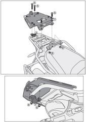 GIVI SRA5112 BMW R 1200 GS ADVENTURE (14-18) - R 1250 GS ADVENTURE (19-24) ARKA ÇANTA TAŞIYICI