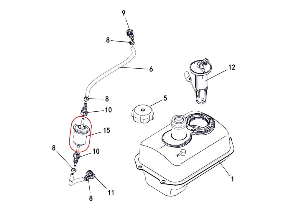 M210 Benzin Filtresi