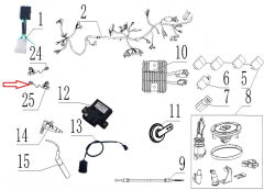SPN 125 Abs Okucusu Ön