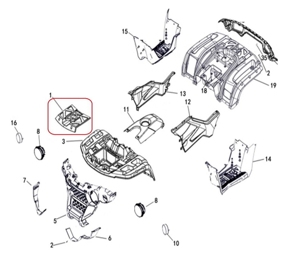 M210 Far Üst Grenaj Kapağı