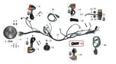 DD-250E-9B Arka Sinyal Braketi Sol