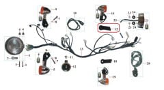 DD-250E-9B Arka Sinyal Braketi Sağ