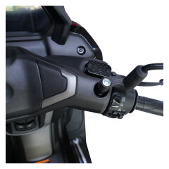 GP Kompozit Yamaha NMAX 125 / 155 2015-2026 Uyumlu Ayna Genişletme Siyah