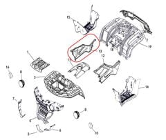 M210 Ayak İç Grenaj Sol Kırmızı