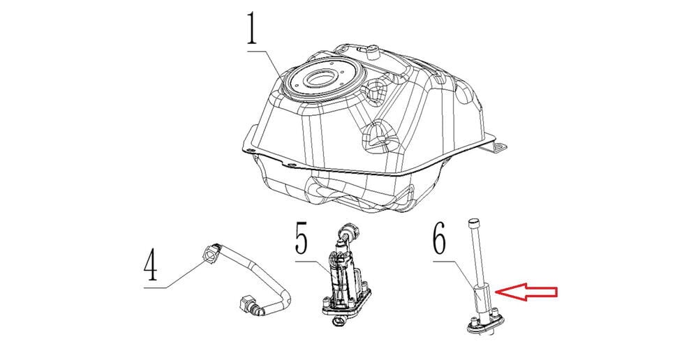 SPN 125 Benzin Şamandırası