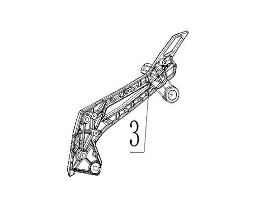 SPN 125 Basamak Braketi Sağ
