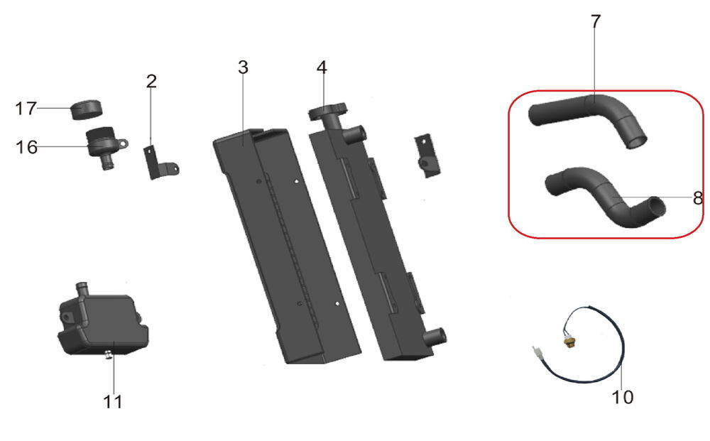 Radyatör Su Borusu - PİLDER 125