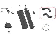 Radyatör Su Borusu - PİLDER 125