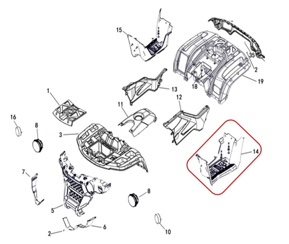 M210 Ayak Basma Grenajı Sol