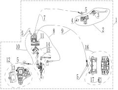 SPN 125 Fren Merkezi Komple