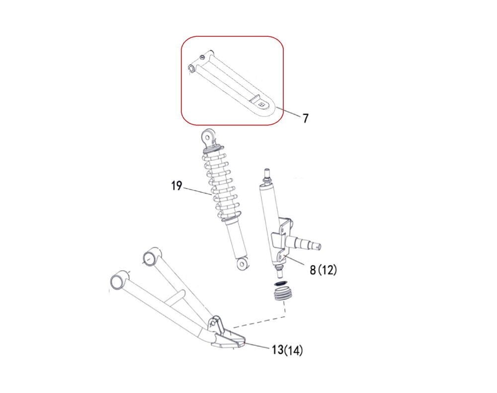 M210 Ön Üst Salıncak
