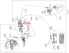 SPN 125 Kombine Fren Merkezi