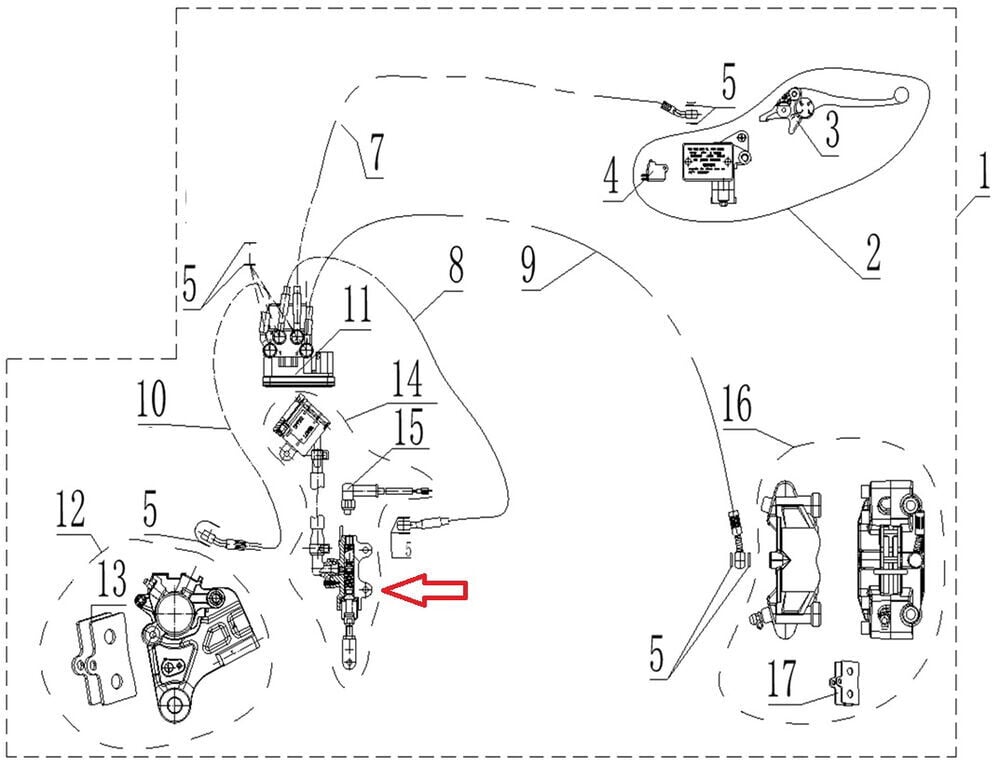 SPN 125 Arka Fren Pompası