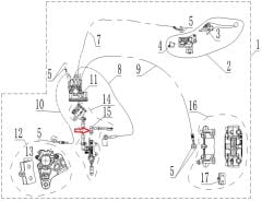 SPN 125 Arka Fren Müşürü