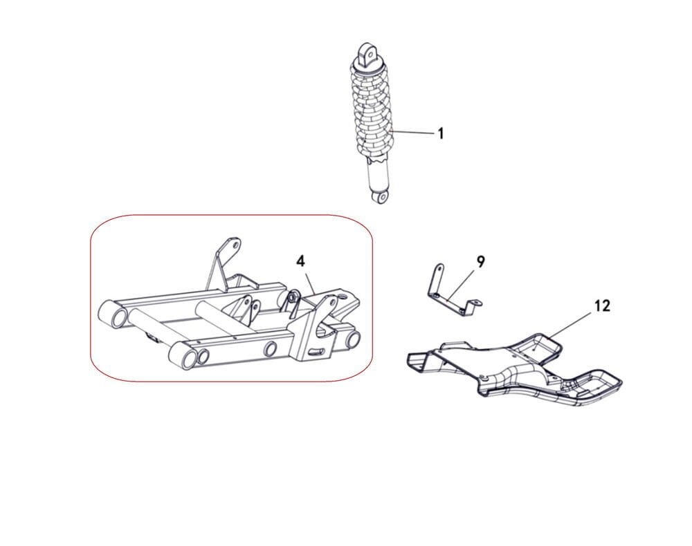 M210 Arka Salıncak Kopmple