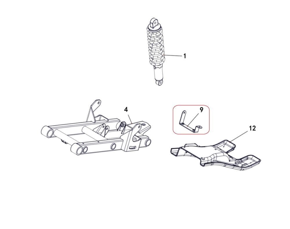 M210 Salıncak Braketi
