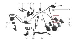 Ön Fren Merkezi Alt Braketi Sağ - PİLDER 125
