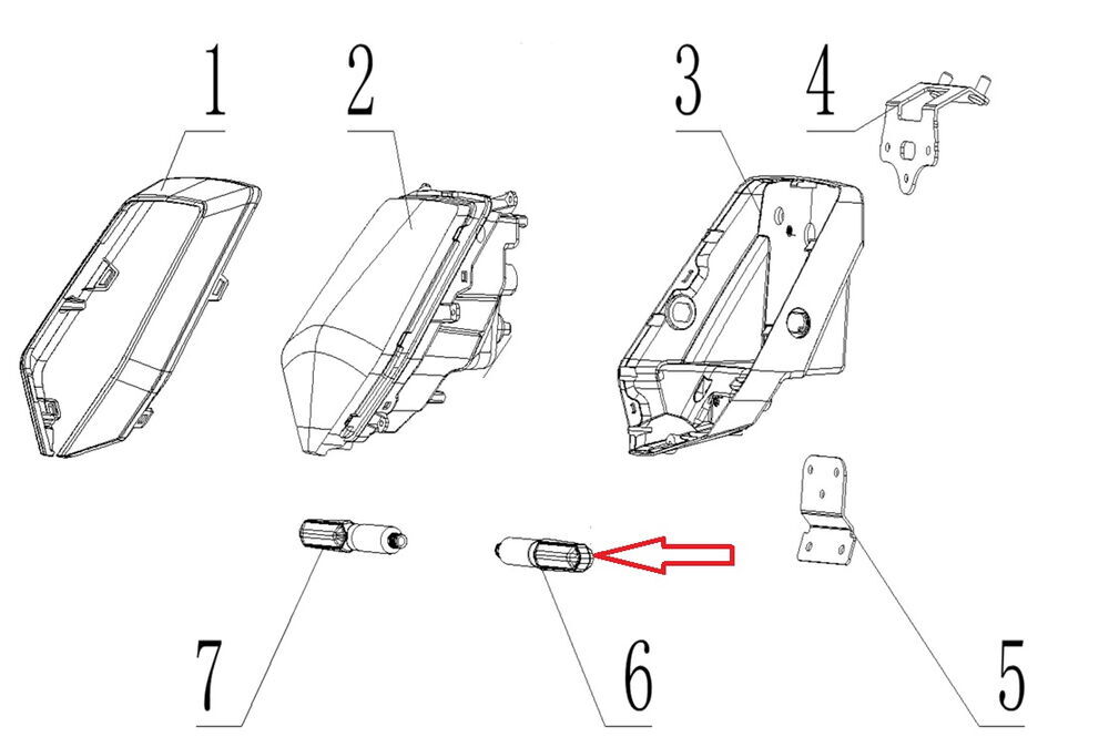 SPN 125 Ön Sinyal Sol