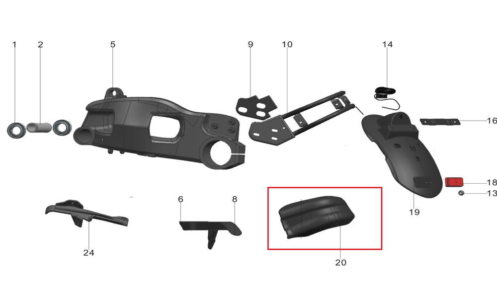 Arka İç Çamurluk - PİLDER 125