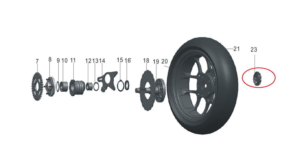 Arka Jant Kapağı - PİLDER 125