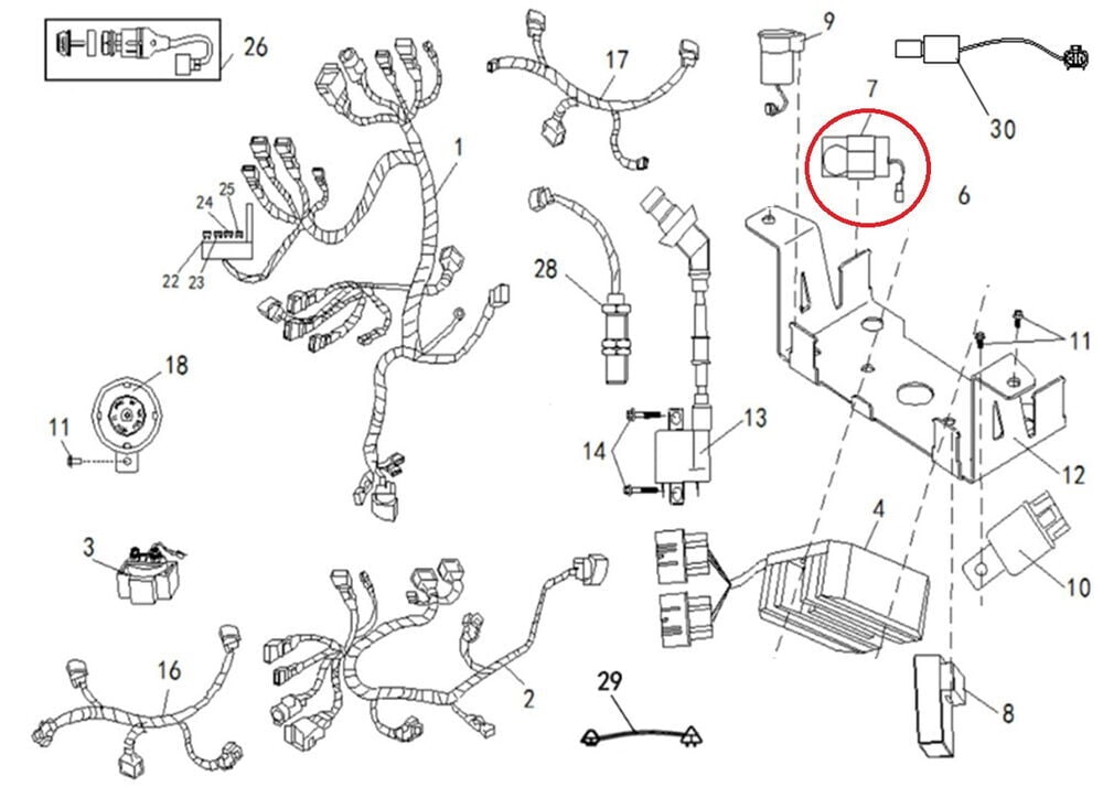M210 Geri Vites Kornası