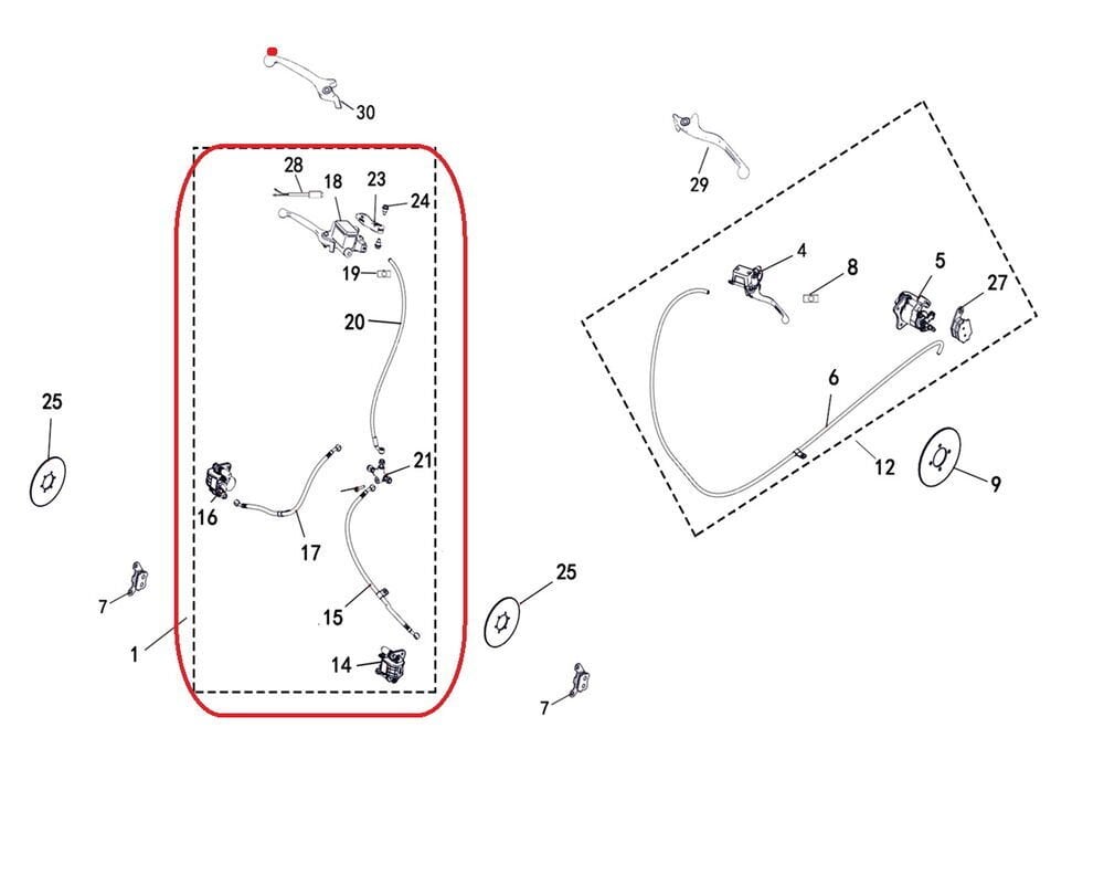 M210 Ön Fren Merkezi Komple