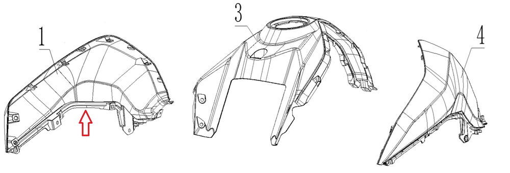 SPN 125 Depo Grenajı Sol Kırmızı