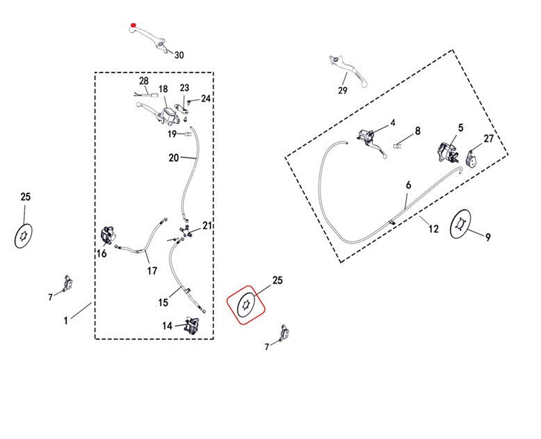 M210 Arka Fren Disk (Adet Fiyattır)