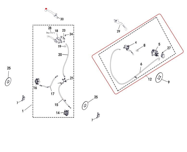 M210 Arka Fren Merkezi Komple