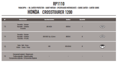 GIVI RP1110 HONDA VFR 1200X CROSSTOURER (12-19) KARTER KORUMA