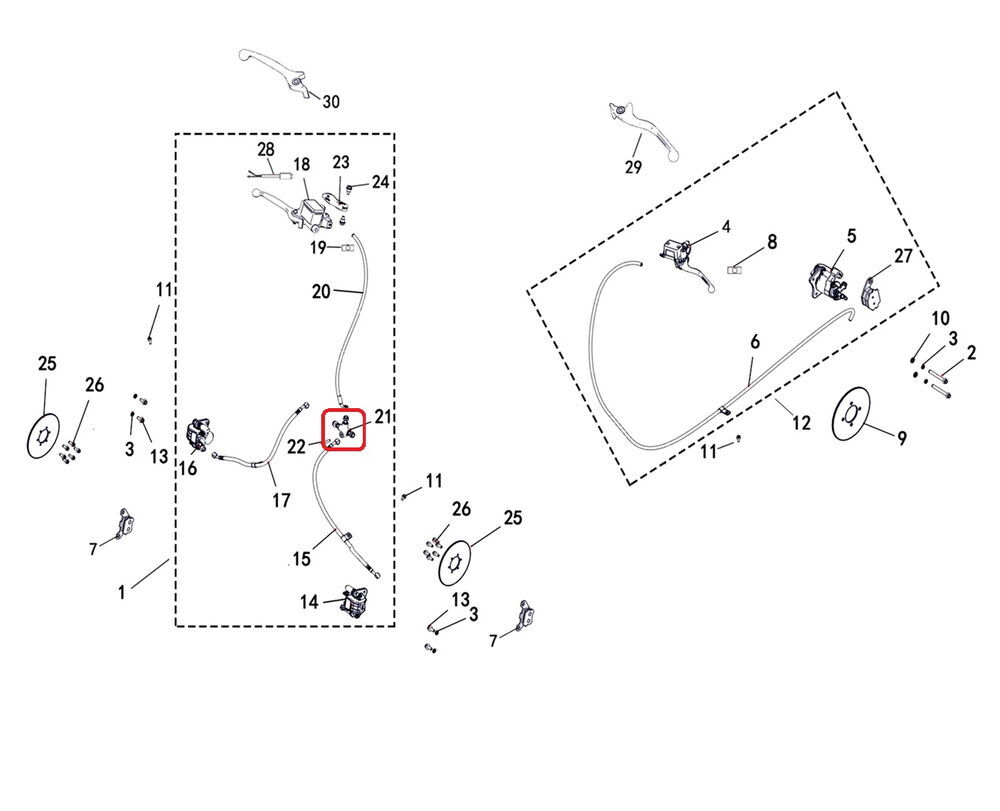 M210 Ön Fren Dagıtıcı