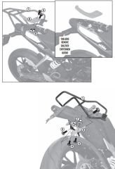 GIVI SR7701 KTM DUKE 125-200-390 (11-16) ARKA ÇANTA TAŞIYICI