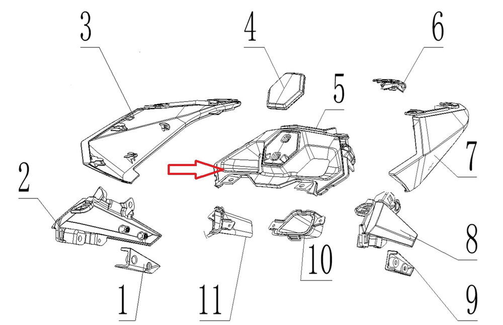 SPN 125 Arkçı Sele Alt Grenajı