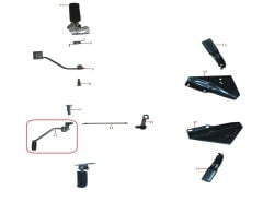 DD-250E-9B Vites pedalı