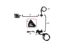 DD-250E-9B Arka Fren Montaj Braketi