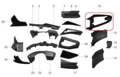 Sele Altı Kuyruk Grenajı Siyah - PİLDER 125